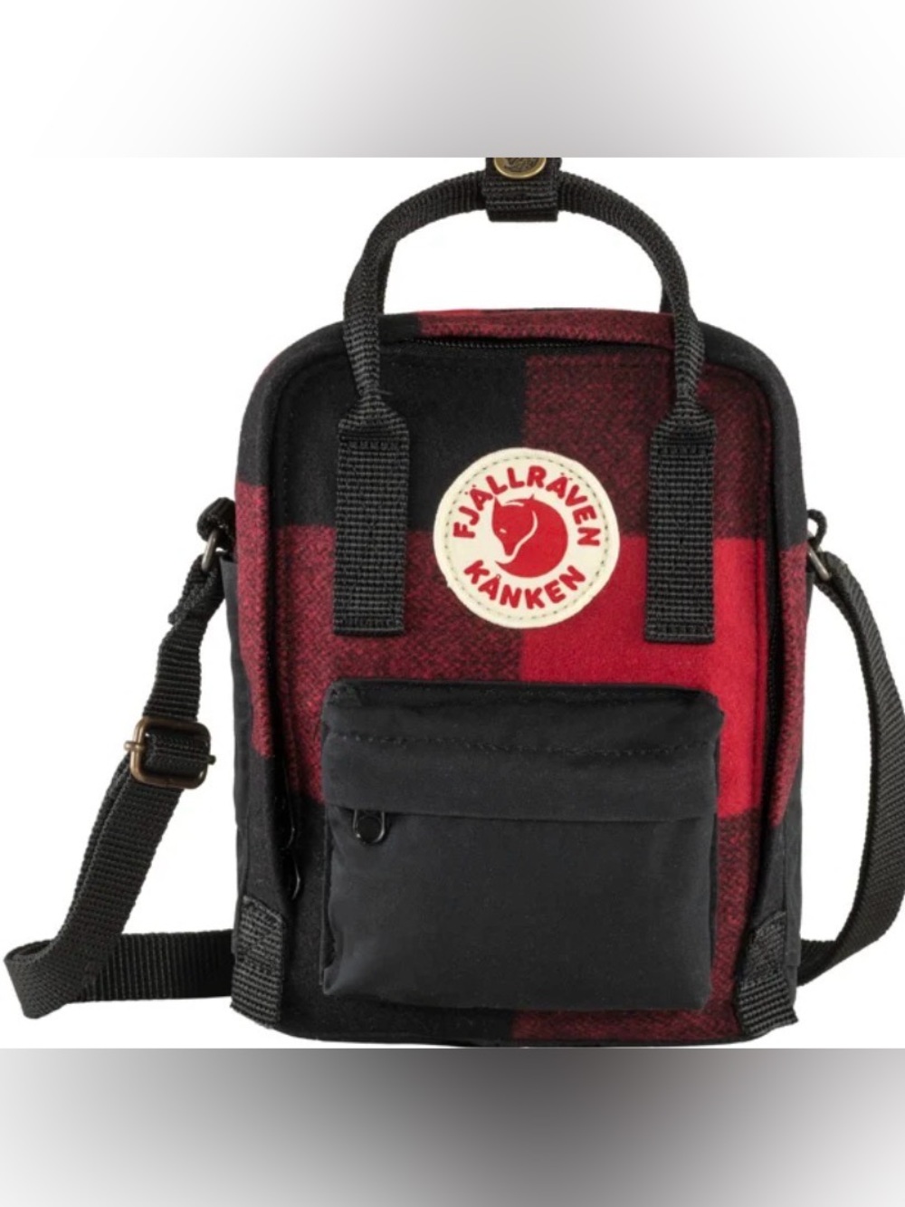 Fjallraven Bag Kanken Re-wool Sling Plaid Cross Body